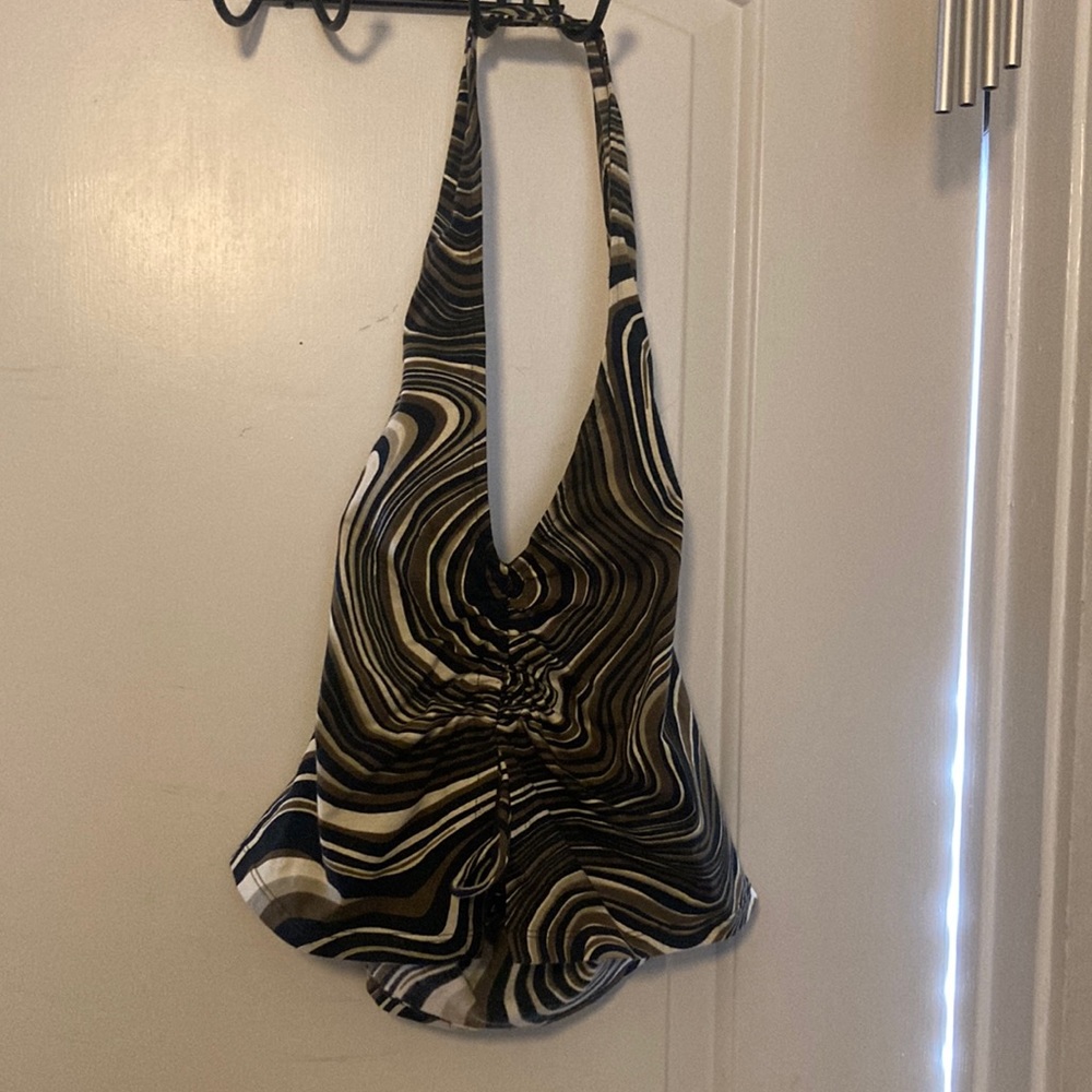 Trippy Motel halter top 🐎